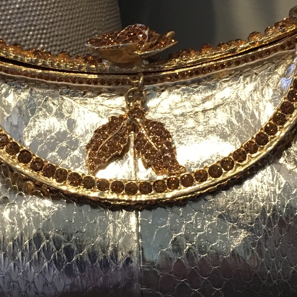 Besso Gold Snakeskin Bag Brand new with Tags - Picture 2 of 8